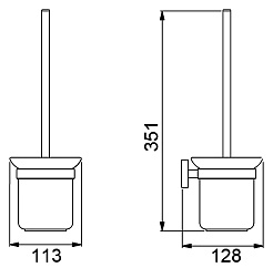 Timo Ершик для унитаза Selene 12061/03 – фотография-2